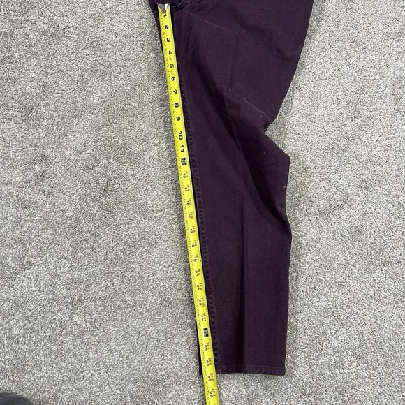 Wrangler Jeans 28x27 Purple High Rise Tapered VTG USA Cotton Mom Denim Women - Picture 6 of 9